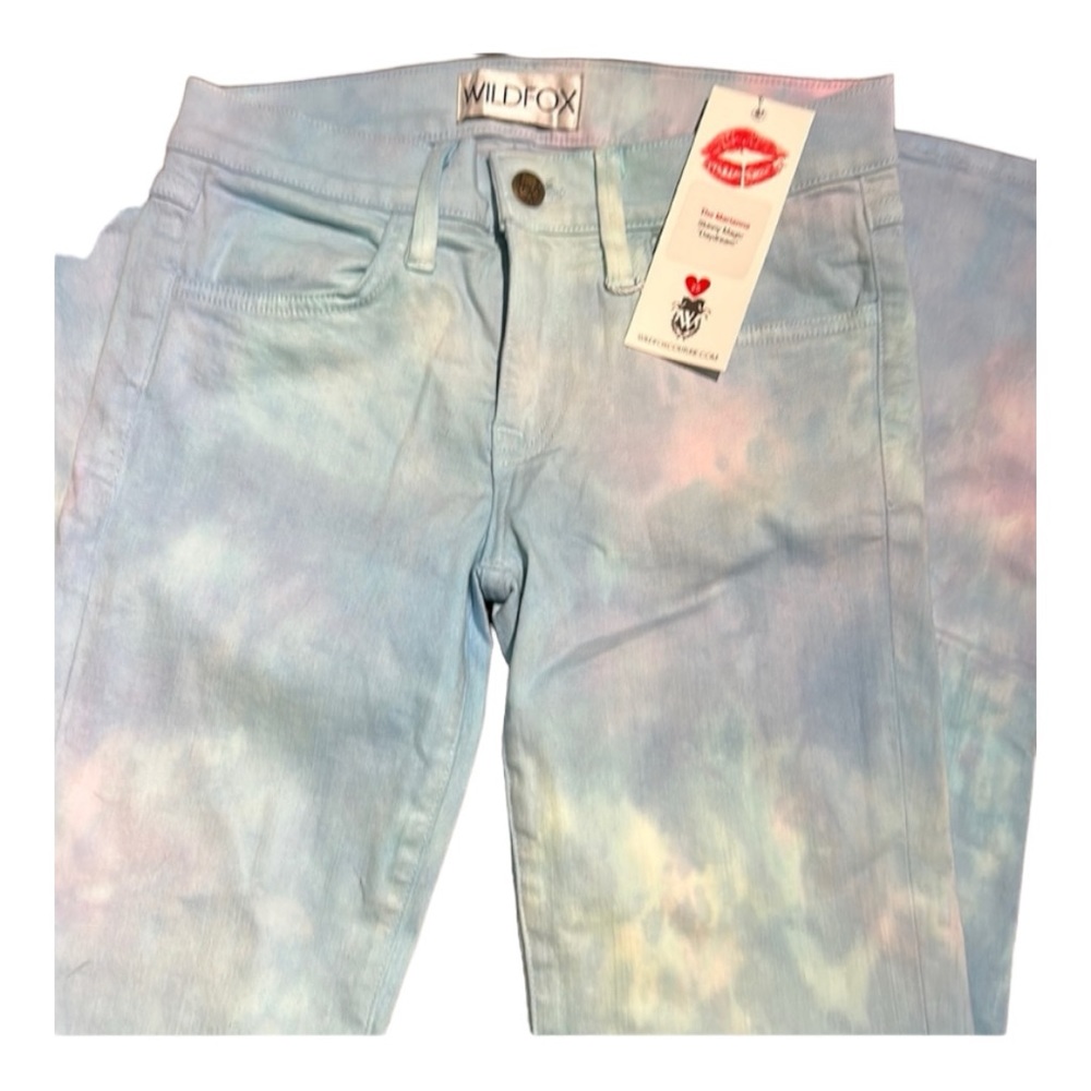 Wildfox Marianne Daydream Mid Rise Skinny Jeans Sz 25  MSRP: $110 HP 9/25! NWT - Picture 3 of 7